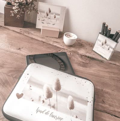 housse tablette ou ordinateur, photo et création de @bellaurine sur instagram
